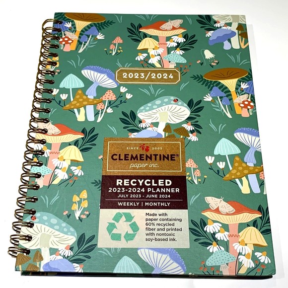 Clementine Office 223 2024 Planner Monthly Weekly Agenda 65 X 8